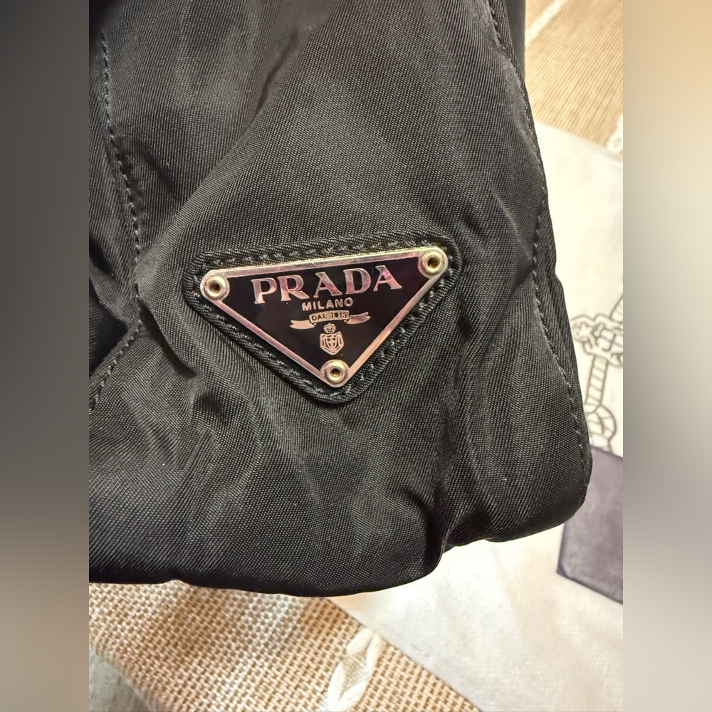 Prada Black Nylon Tote Bag EUC with COA! - Picture 8 of 13